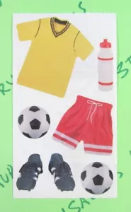Soccer Stuff Sticker Mod Vintage Frances Meyer - Picture 1 of 3