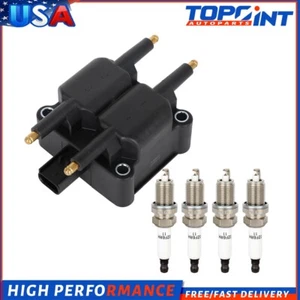 1 kit de bobina de encendido y bujía para Mitsubishi Eclipse 1995-1996 2,0 L L L4 - Imagen 1 de 8