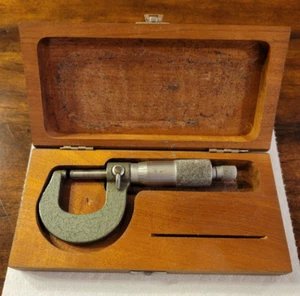Vintage Mitutoyo 0-1" Micrometer Caliper 5210-540-2973 Machinist Tool Japan - Picture 1 of 10