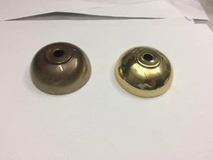 Halbkugel aus Messing mit Öffnung 10mm kaschierung Antik Patina Kaschierung - Bild 1 von 3