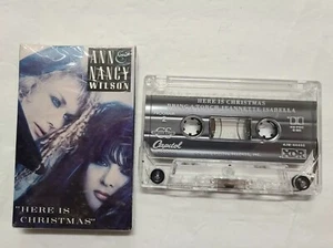 Ann & Nancy Wilson Cassette Tape Single Here Is Christmas 1989 Bring A Torch - Picture 1 of 7