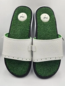 Reef Men's Mulligan Slide Sandal Size 9- White/Green - Picture 1 of 8