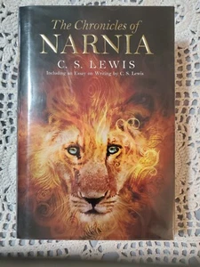 The Chronicles of Narnia Complete C. S. Lewis hardcover Lion Witch and Wardrobe - Foto 1 di 16