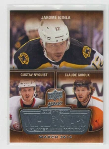 14/15 UD MVP Iginla Nyquist Giroux 3 Stars Player of the Month card #3SM-03.14 - Picture 1 of 2