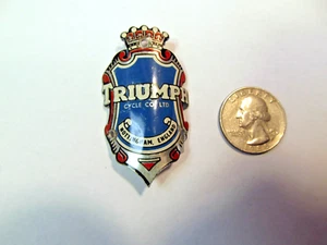 Oldtimer Triumph Fahrrad Typenschild - Bild 1 von 3
