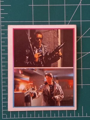 1986 SUPERSTARS EDICIONES ESTE pop ARNOLD SCHWARZENEGGER 1st TERMINATOR CARD - Image 1 of 2