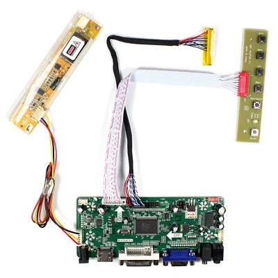 HD DVI VGA AUDIO LCD driver board for 14.1" 1280x800 lcd 30pin CCFL Backlight - Image 1 of 4