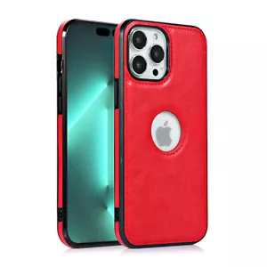 For iPhone 14 Plus 14 13 Pro Max 12 11 XR XS 8 7 6+ Shockproof Slim Leather Case - Picture 1 of 15