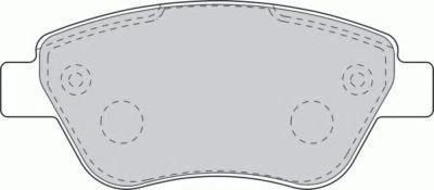 Kit Pastiglie Freni Anteriori FIAT IDEA '03-> 1.4 LPG 57 KW 78 CV - Immagine 1 di 2