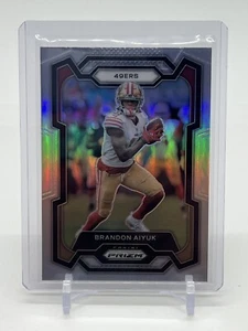 2023 Panini Prizm Football Brandon Aiyuk #265 True Silver Prizm SF 49ers SP - Picture 1 of 2