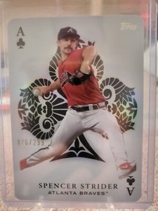 Spencer Strider 2023 Topps Series 2  All Aces Black Parallel /299 Atlanta Braves