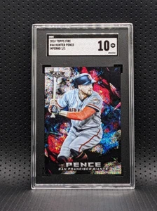 2018 Topps Fire Hunter Pence Inferno 1/1 SGC 10 GEM MT Sparkle Foil PackPulled - Picture 1 of 2