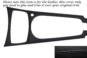 BLACK LEATHER CENTRE CONSOLE TRIM SKIN COVER FITS BMW Z4 E85 03-11 - Bild 1 von 3
