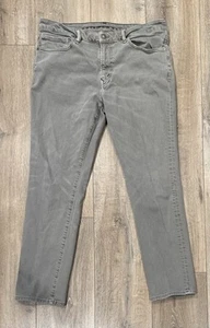 Pantalones de mezclilla ajustados AMERICAN EAGLE AirFlex+ para hombre 34x30 (34x28) gris - Imagen 1 de 14