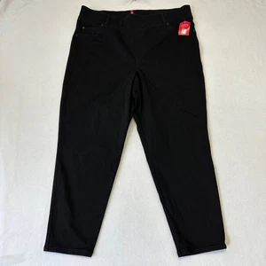 Spanx schwarz Denim Skinny Jeans Pull-On Größe 3X Stretch Shapewear Freizeit neu mit Etikett - Bild 1 von 11