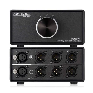 Nobsound 1-IN-3-OUT XLR Audio Switch ; Balanced Audio Converter ; 3-Way Stere... - Picture 1 of 9