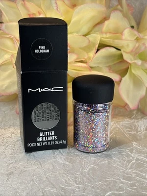 MAC Glitter Brilliants Pigment Eye Shadow Liner PINK HOLOGRAM - FS NIB Free Ship - Image 1 of 2