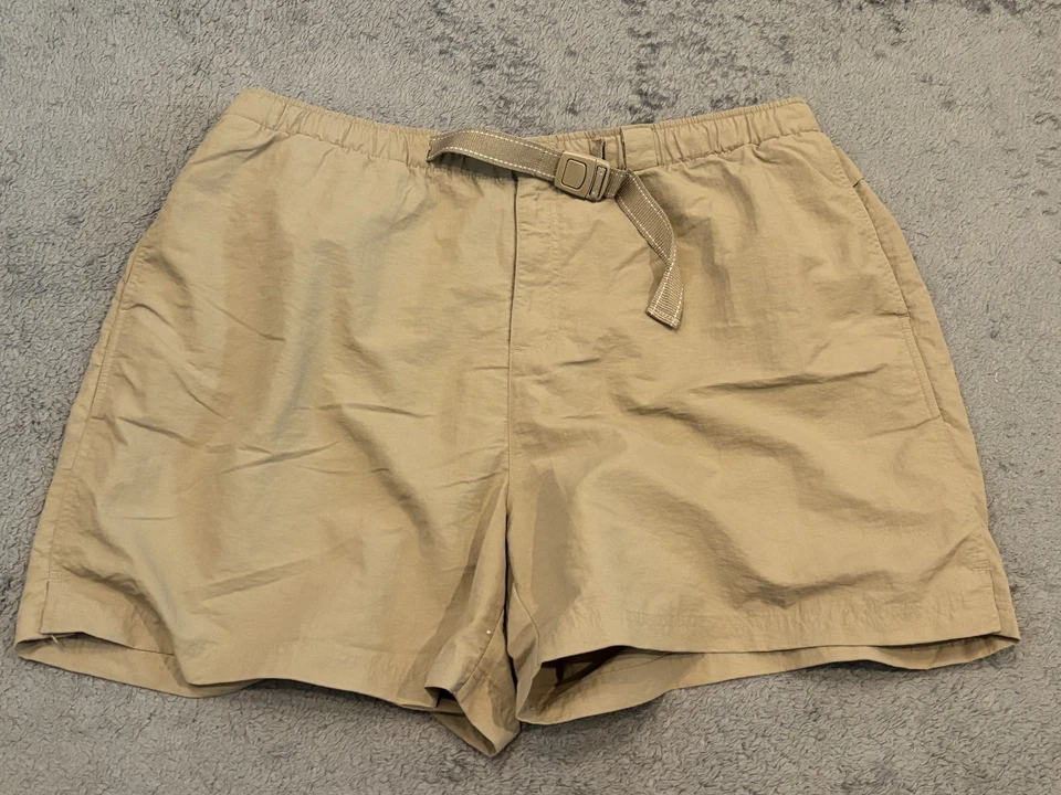 Pantalones Cortos Lands End Para Mujer XL 18-20 Beige Malla Forrados Nylon Cinturón Senderismo Natación Foto 1 de 4