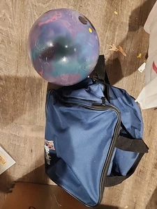 Columbia 300 High Speed Hybrid Bowling Ball 15 lb mit Tasche. B-5 - Bild 1 von 5