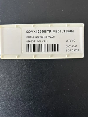 NUEVO 10 PIEZAS XOMX120408TR-ME08,T350M/SECO Foto 1 de 2