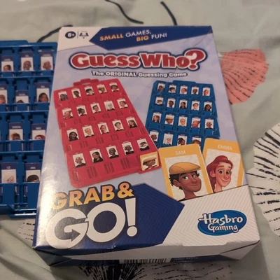 Guess Who Grab and Go Game Original Guessing Game for Children Portable F8257 - Image 1 of 3