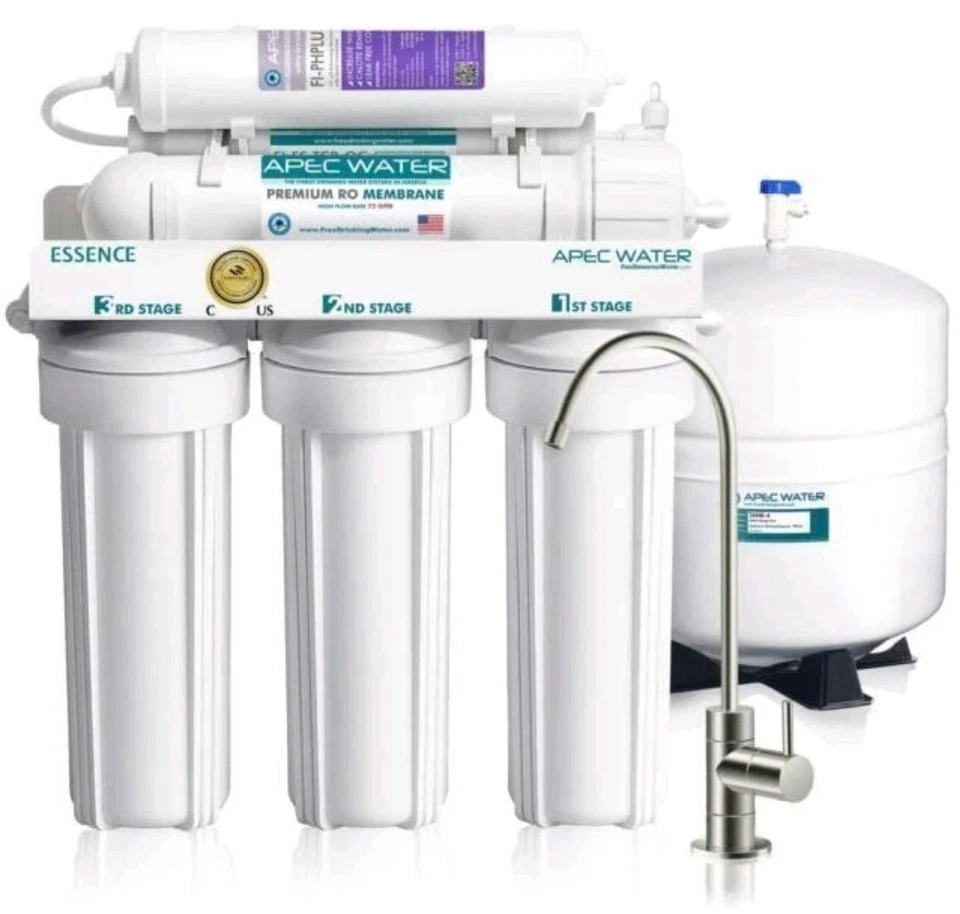 APEC Essence ROES-PH75x 75 GPD Reverse Osmosis 6 Stage Drinking Water Filter - Image 1 of 1