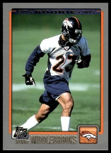 2001 Topps #381 Willie Middlebrooks RC Denver Broncos NM+ - Picture 1 of 2