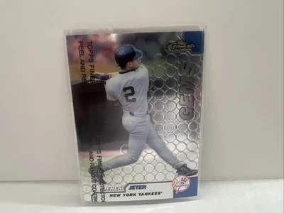 1999 Finest #115 GEMS Derek Jeter With Coating  ** Free Shipping ** - Image 1 of 4