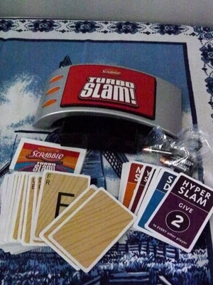 Scrabble Turbo Slam Card Game - Complete - VGC inc Test Batteries - Image 1 of 2