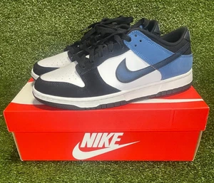 Size 10.5 - Nike Dunk Low Airbrush - Industrial Blue FD6923-100 Worn - Picture 1 of 12
