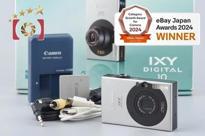Canon IXY Digital 10 Black 7.1 MP Digital Camera w/ Box - Image 1 of 4