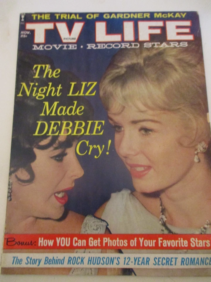 Rock Hudson, Carolyn Jones, Fabian - TV Picture Life Magazine 1961 - Image 1 of 1