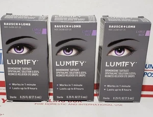 ( 3 Pack)7.5ml Reliever Eye Drops,Redness Whiter & Brighter Looking , 0.25 Fl Oz - Picture 1 of 2