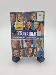Grey’s Anatomy: The Complete Eighth Season DVD Set New Bonus Features Sealed - Picture 1 of 4