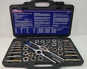 WESTWARD 1PZ51 Tap/Die Set,41 Pieces 1PZ51 - Good Used Condition - Picture 1 of 15