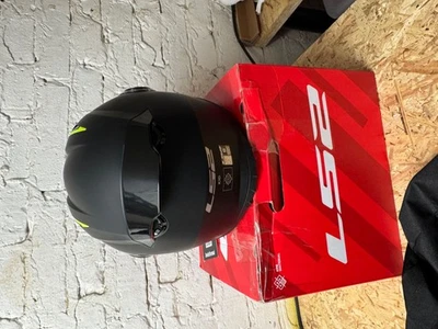 LS2 Integralhelm Solid S Motorradhelm matt schwarz sicher stylisch Biker Helm - Bild 1 von 4