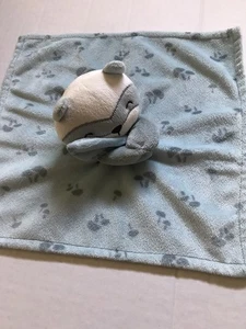 Coperta di sicurezza Gerber blu procione momenti moderni stampa funghi Lovey peluche - Foto 1 di 3