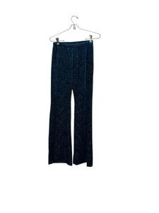 Wrangler Damen kleine türkis Velours Schlaghose 34" Schrittlänge Cowgirl Tanz - Bild 1 von 3