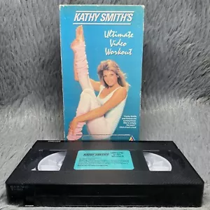 Kathy Smiths Ultimate Video Workout VHS JCI 1984 Side Load Exercise Film - Picture 1 of 8