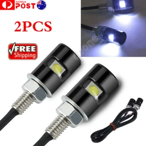 2PCS LED License Number Plate Light Screw Bolt Bulbs SMD For Car Motorcycle - Picture 1 of 12