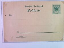 Entier Postal neuf d'Allemagne Reichspost 1889/1900