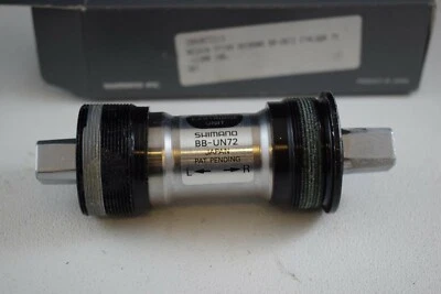 Shimano BB-UN72 Bottom bracket 113mm XT Ultegra ITALIAN threaded square NIB  - Image 1 of 4