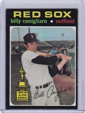 1971 Topps Baseball Card #114 Billy Conigliaro Boston Red Sox - Ex-ExMt