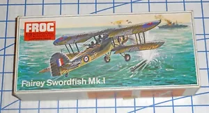 Vintage Frog Fairey Swordfish Mk. I Torpedo Bomber 1:72 Scale Model Kit F258 MIB - Picture 1 of 7