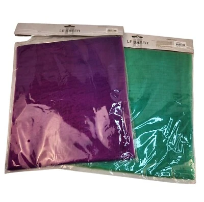 Runner 25" x 6 feet, Leiser Sheer Fabric Pack Teal Green & Purple Polyester Part - Image 1 of 4