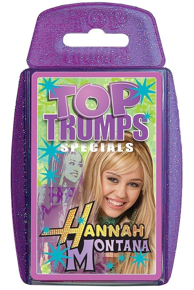 HANNAH MONTANA (MILEY CYRUS) TOP TRUMPS SPECIALS NEW AND SEALED