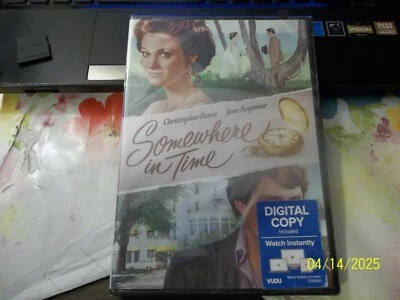 SOMEWHERE IN TIME~1980 NEW SEALED DVD~CHRISTOPHER REEVE JANE SEYMOUR - Image 1 of 2