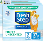 Fresh Step Clumping Cat Litter, Advanced, Simply Unscented, Extra Large, 37 Poun