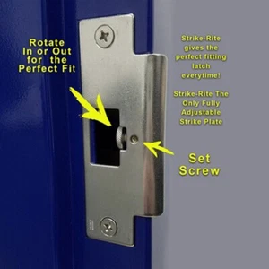 Strike-Rite ASA Adjustable Strike Plate All Stainless Steel Construction - Picture 1 of 4