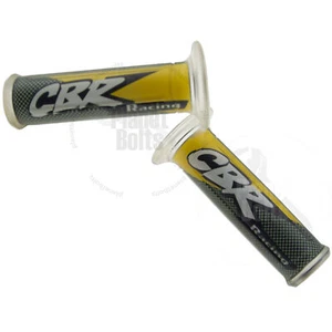 Empuñadura amarilla 7/8" para manillar Honda CBR 22mm izquierda derecha delantera - Imagen 1 de 3